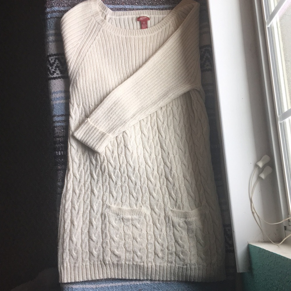 White Sweater Dress